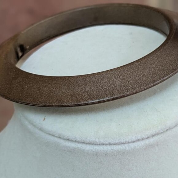 Wooden Bangle Bracelet, Minimalist Wood Cuff, Eco-Friendly Jewelry, Boho Bangle - Picture 1 of 5